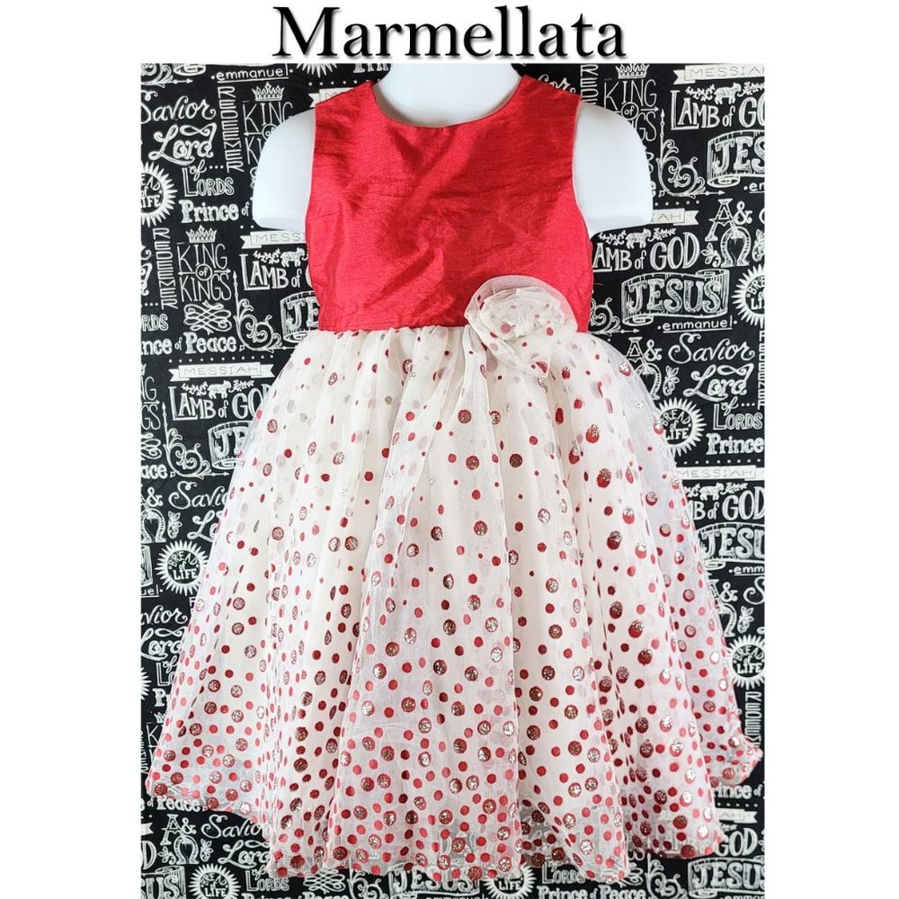Marmellata Tulle Red Dress Size 3T